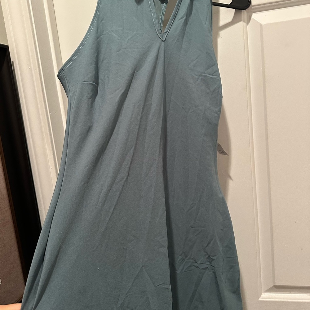 Abercrombie & Fitch Blue Sleeveless Dress